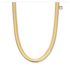 Zales Gold Herringbone Chain Necklace